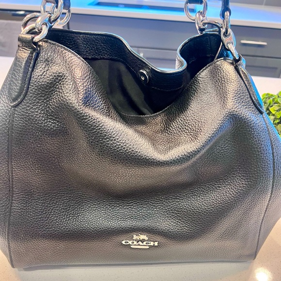 Black Coach Purse - PERFECT PERFECT CONDITION - Picture 1 of 6